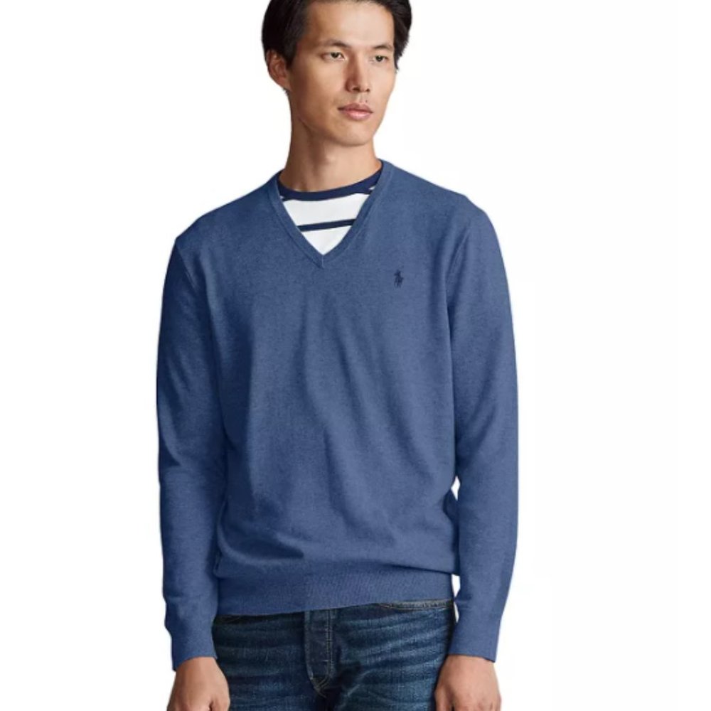 Polo Ralph Lauren MEN'S V-NECK Sweater Size XL
